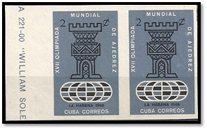 cuba 1966 non dentelé