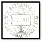 islande 1972 cachet date 5