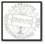 islande 1972 cachet date 11