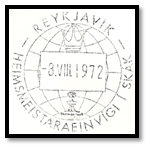 islande 1972 cachet date 16
