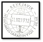 islande 1972 cachet date 19