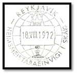 islande 1972 cachet date 22