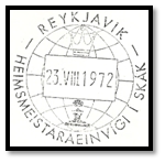 islande 1972 cachet date 25