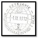 islande 1972 cachet date 31