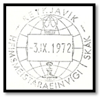 islande 1972 cachet date 33
