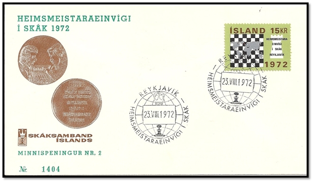 islande 1972 FDC médailles