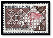 france 1974 timbre entelé