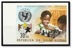 guinée bissau 1979 timbre non dentelé
