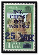guyana 1984 25 c