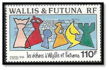 wallis et futuna 1996 timbre dentlé