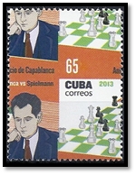 cuba 2013 timbre 2 avec piquage différent