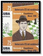 cuba 2013 timbre 3 avec piquage différent